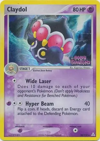 EX Holon Phantoms Claydol #38/110 reverse holo
