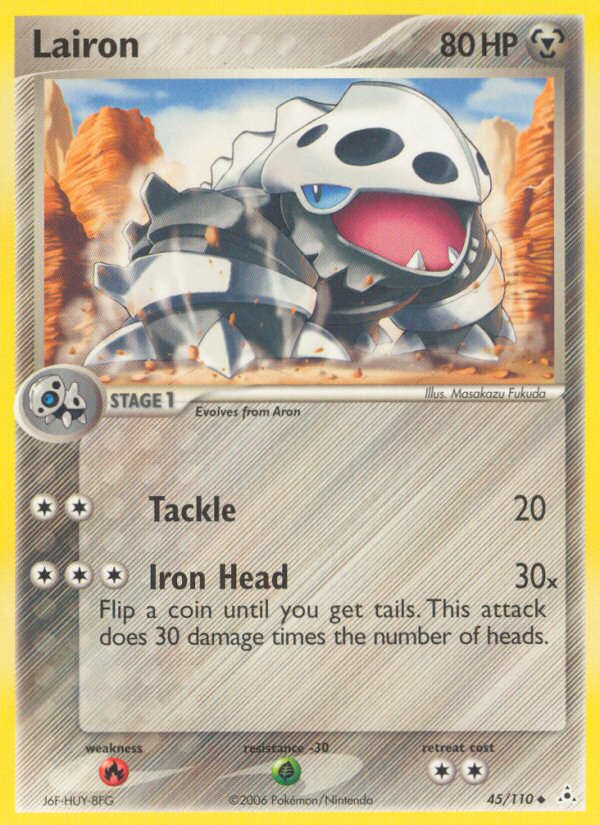 EX Holon Phantoms Lairon #45/110