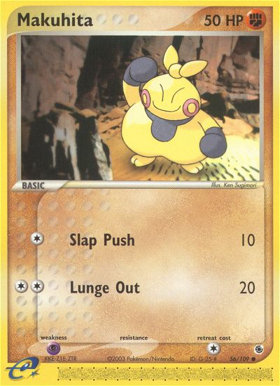EX Ruby&Sapphire Makuhita #56/109