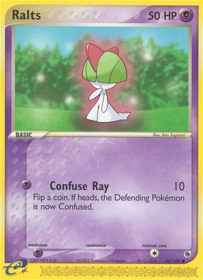 EX Ruby&Sapphire Ralts #66/109