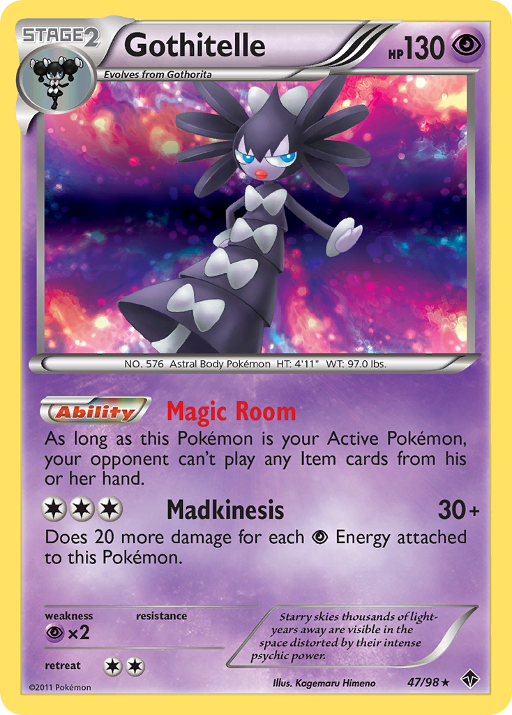 Emerging Powers Non - Holo Gothitelle #47/98