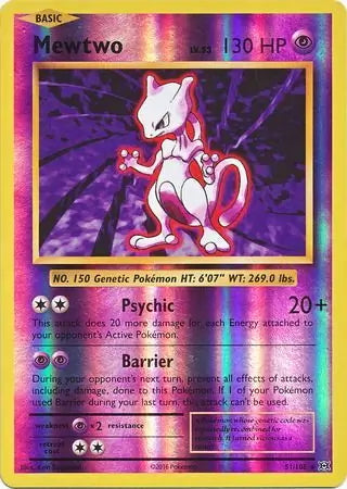 Evolutions Mewtwo #51/108 reverse holo