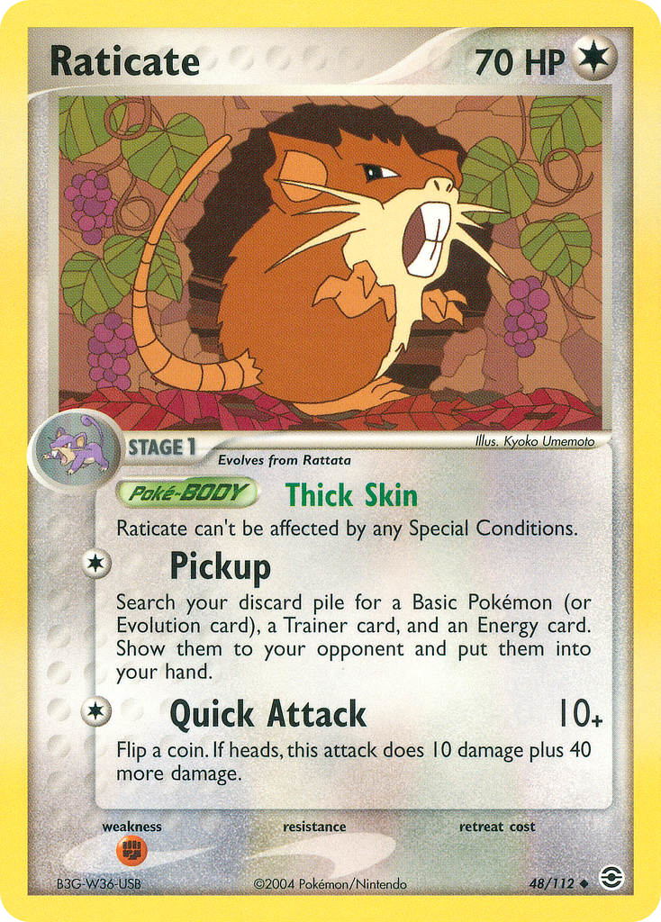 FireRed & LeafGreen Raticate #48/112