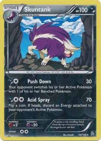 Flashfire Skuntank #55/106 reverse holo