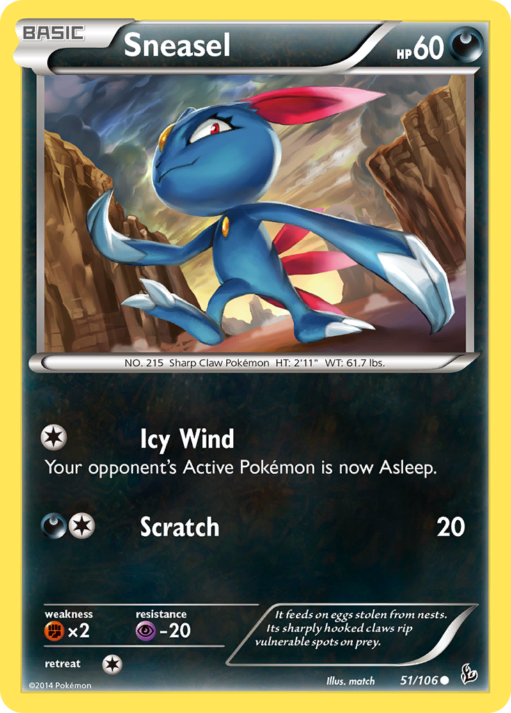 Flashfire Sneasel #51/106