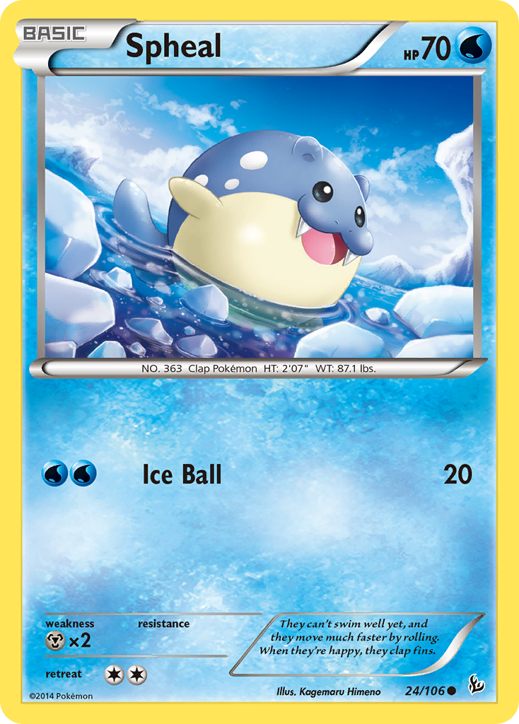 Flashfire Spheal #24/106