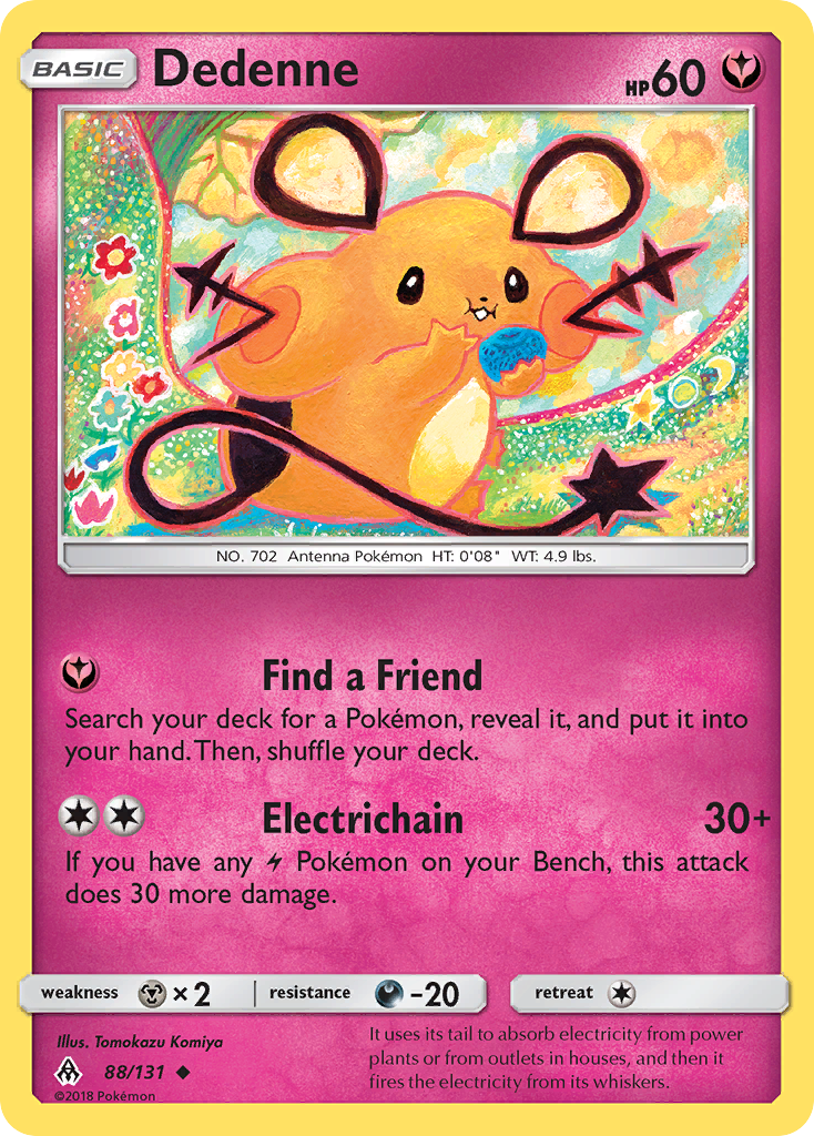 Forbidden Light Dedenne #88/131