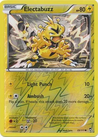 Furious Fists Electabuzz #29/111 reverse holo