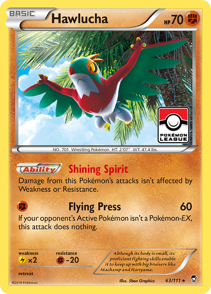 Furious Fists Hawlucha #63 League Promo
