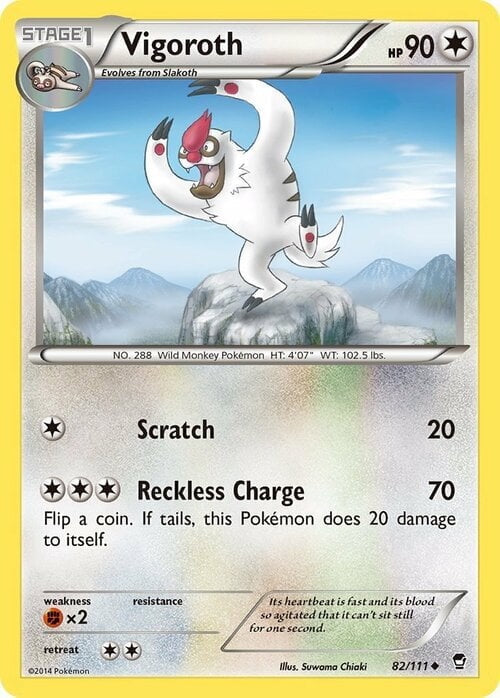 Furious Fists Vigoroth #82/111