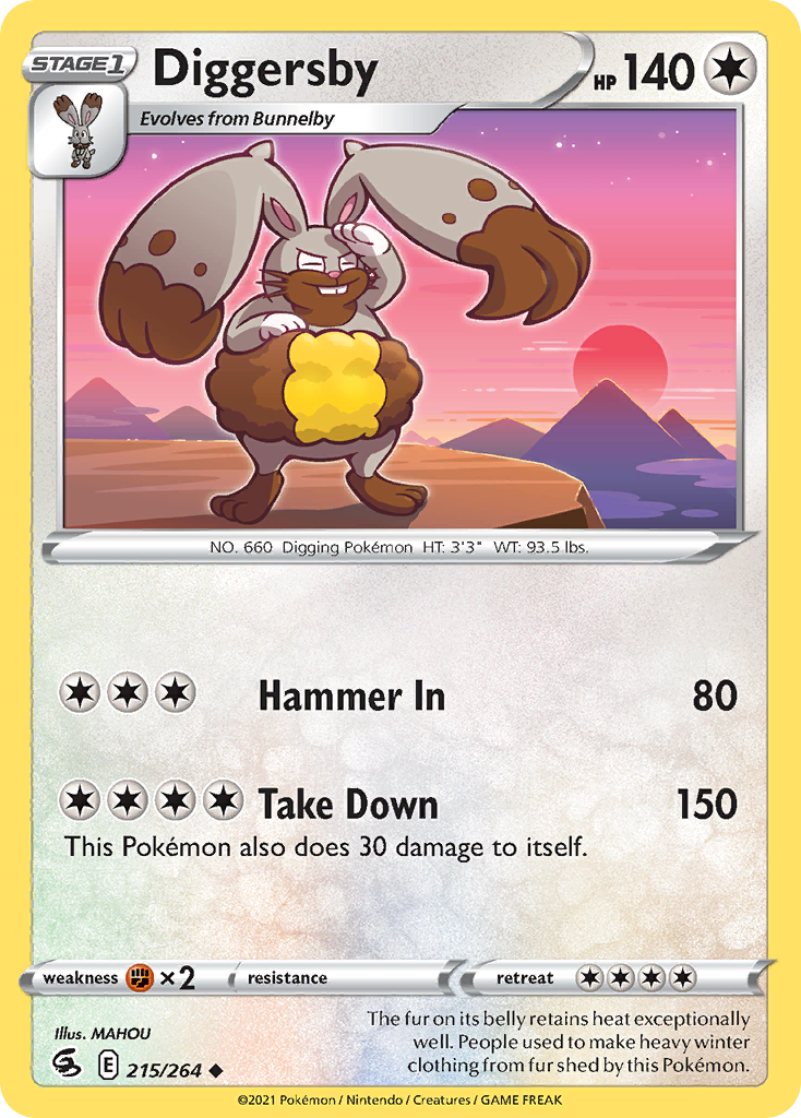 Fusion Strike Diggersby #215/264
