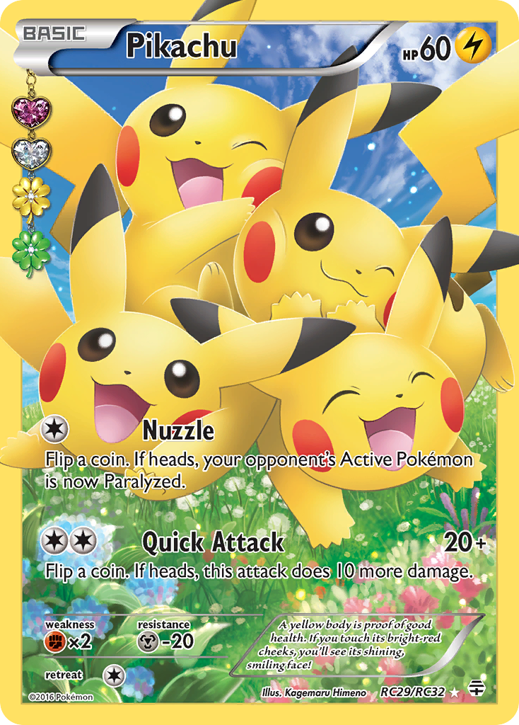 Generations RC29/RC32 Pikachu Full Art
