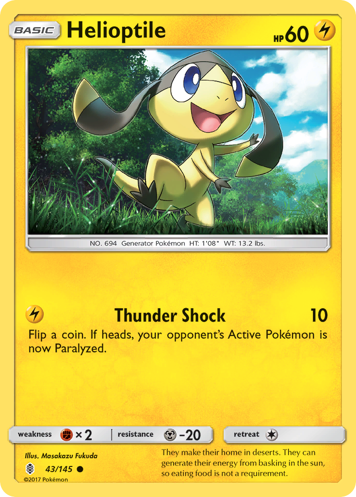 Guardians Rising Helioptile #43/145