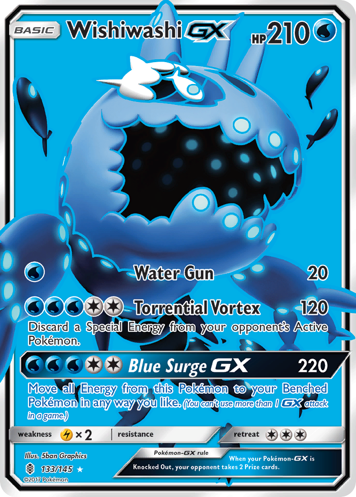 Guardians Rising Wishiwashi GX #133/145