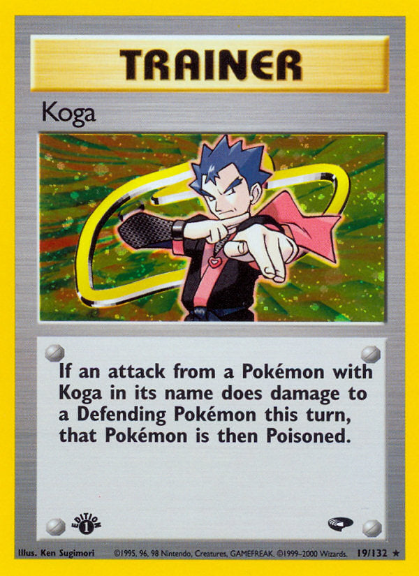 Gym Challenge Holo Koga #19/132 first edition