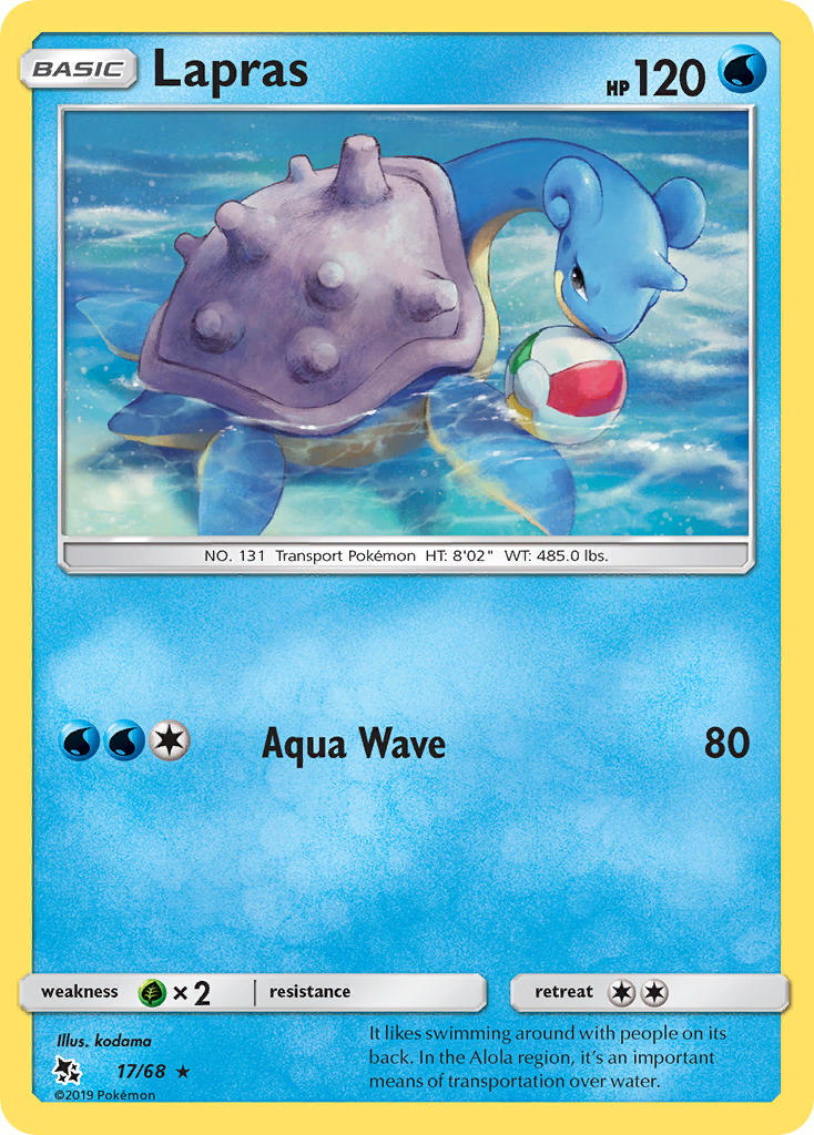 Hidden Fates Lapras #17/68