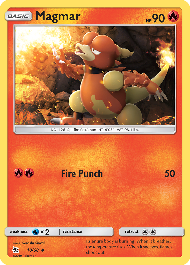 Hidden Fates Magmar #10/68
