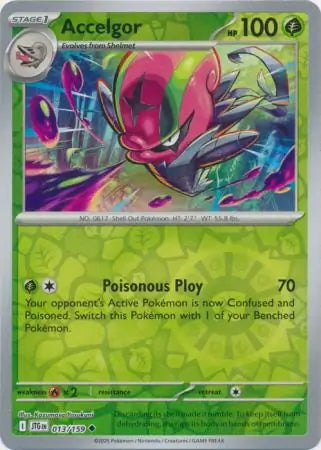 Journey Together Accelgor #13/159 reverse holo