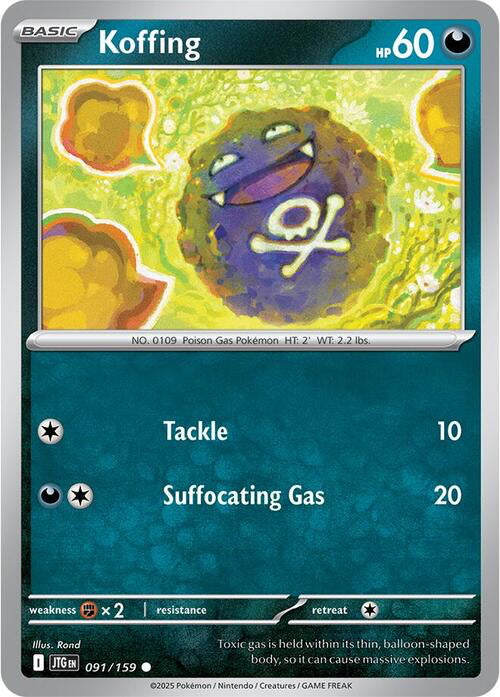 Journey Together Koffing #91/159