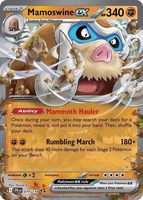 Journey Together Mamoswine ex #79/159