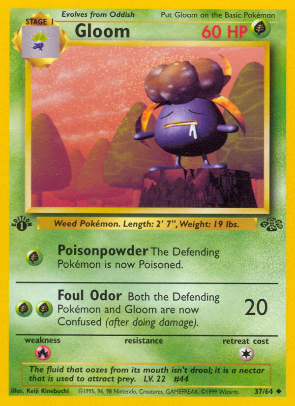 Jungle set Gloom #37/64 first edition
