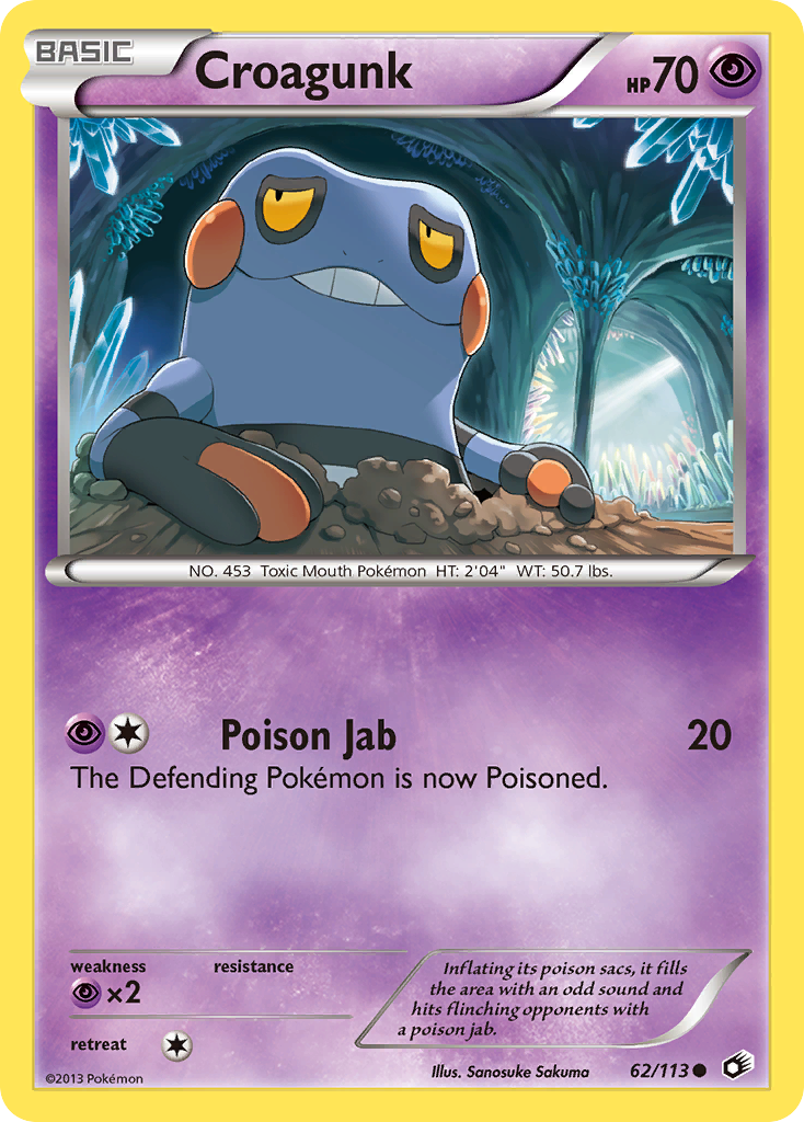 Legendary Treasures Croagunk #62/113