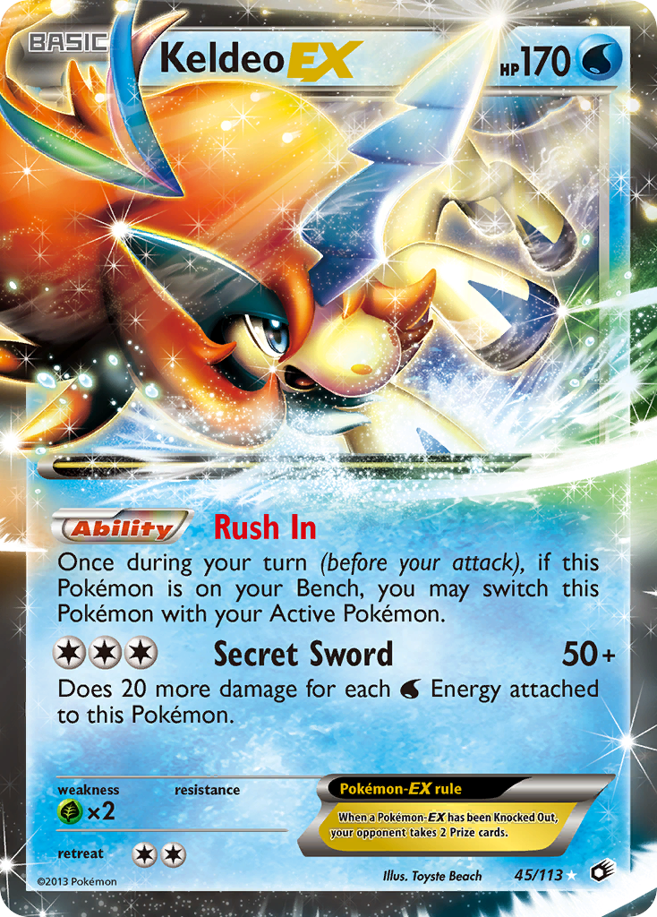 Legendary Treasures Keldeo EX #45/113
