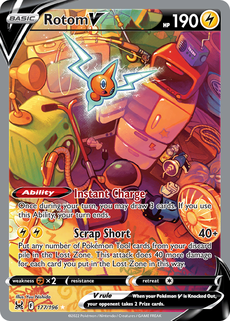 Lost Origin Rotom VSTAR #177