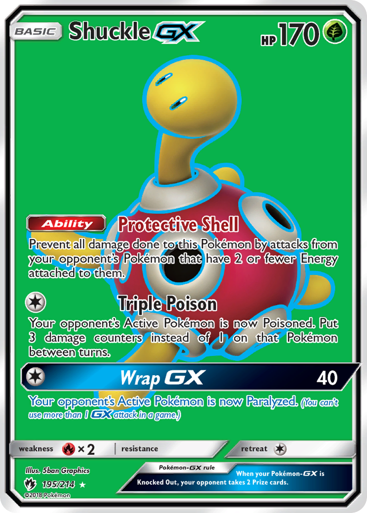 Lost Thunder Shuckle GX #195/214