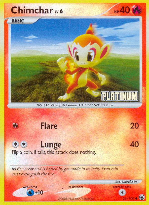 Majestic Dawn Chimchar #56 Promo