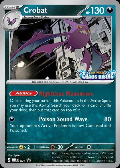 Mega Evolution Promo Crobat #76