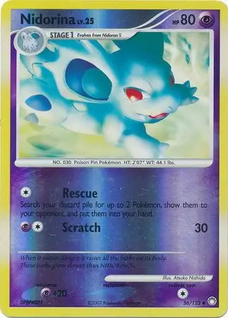 Mysterious Treasures Nidorina #56/123 reverse holo