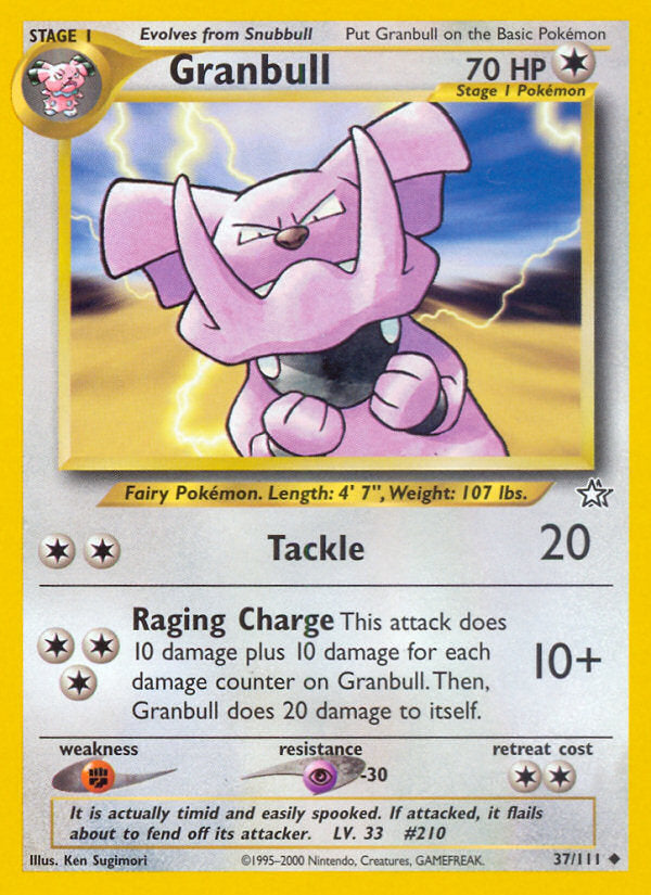 Neo Genesis Granbull #37/111 unlimited