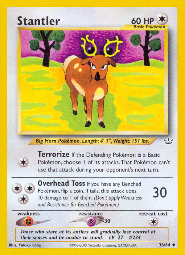 Neo Revelation Stantler #38/64 unlimited