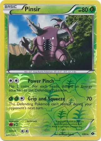 Next Destinies Pinsir #1/99 reverse holo