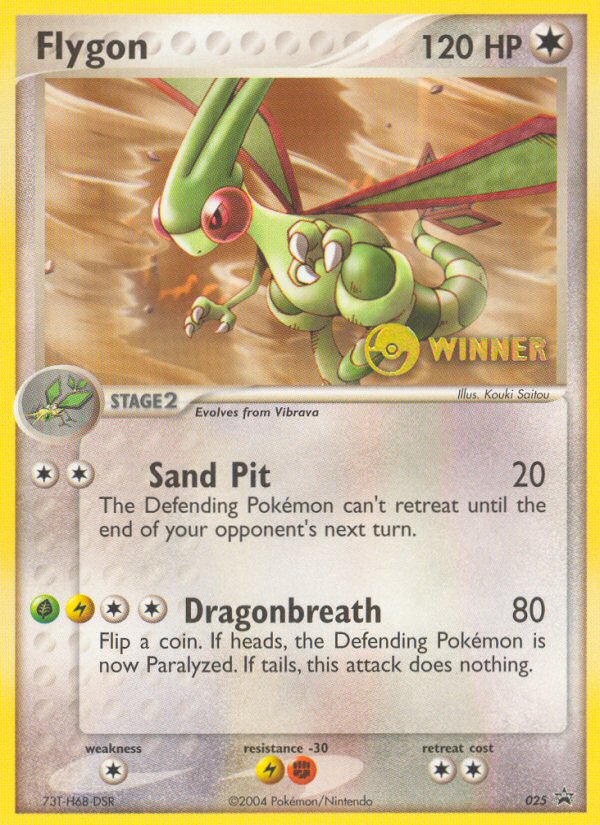 Nintendo Promos Flygon #25 Winner Promo
