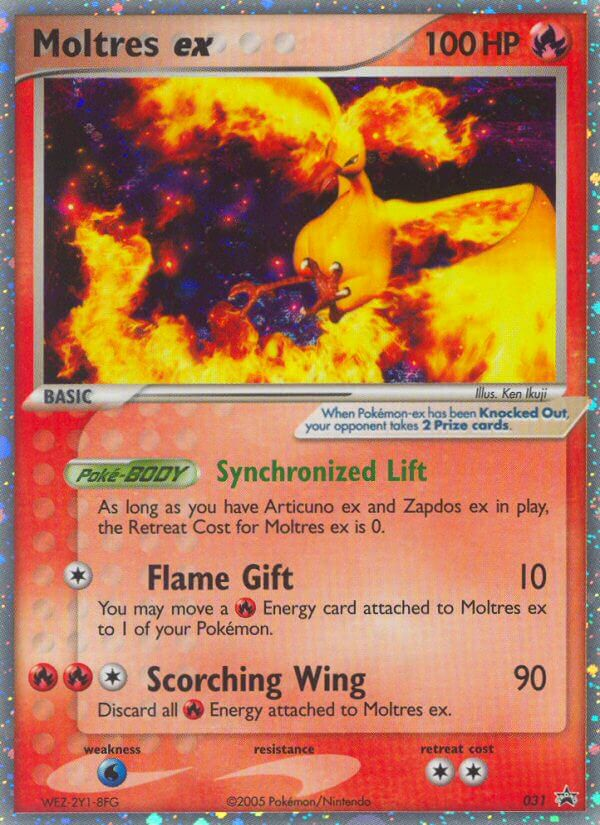 Nintendo Promos Holo Moltres ex #31