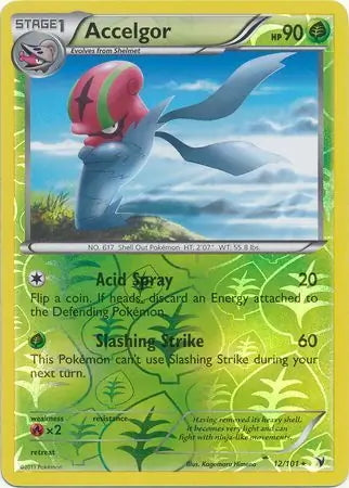 Noble Victories Accelgor #12/101 reverse holo