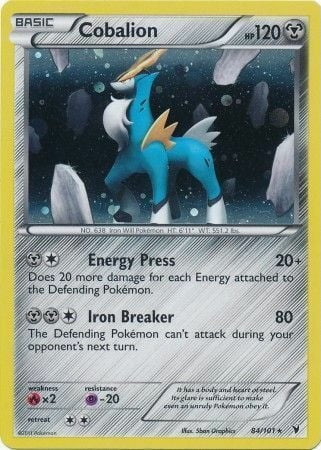 Noble Victories Cobalion #84/101 Cosmos Holo