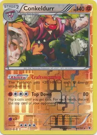 Noble Victories Conkeldurr #64/101 reverse holo