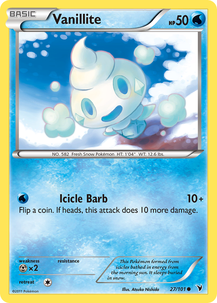 Noble Victories Vanillite #27/101