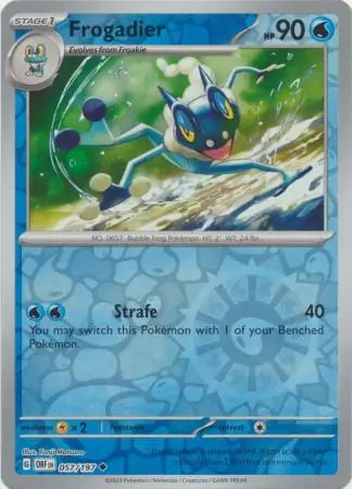Obsidian Flames Frogadier #57/197 reverse holo