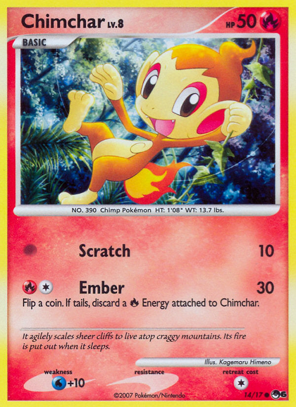 POP Series 6 Holo Chimchar #14