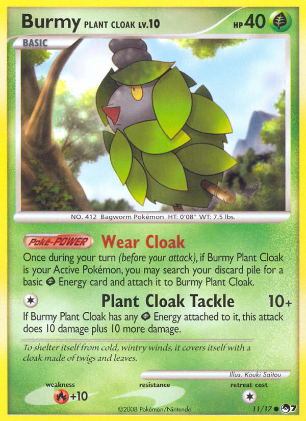 POP Series 7 Burmy Plant Cloak #11
