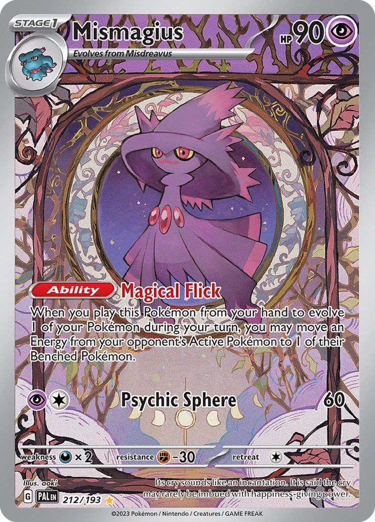 Paldea Evolved Mismagius #212/193