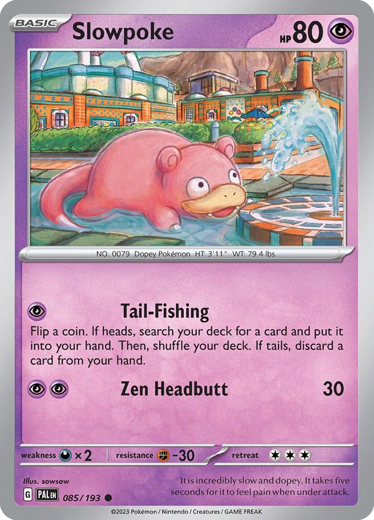 Paldea Evolved Slowpoke #85/193
