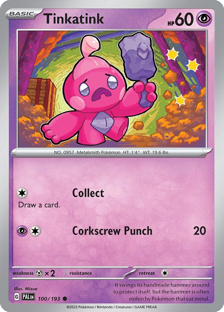 Paldea Evolved Tinkatink #100/193
