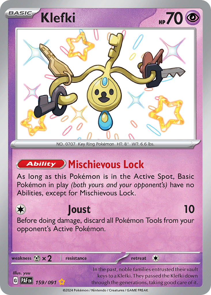 Paldean Fates Klefki #159/91