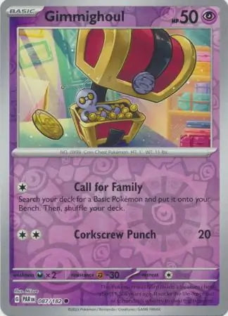 Paradox Rift Gimmighoul #87/182 reverse holo