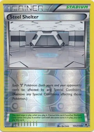 Phantom Forces Steel Shelter #105/119 reverse holo